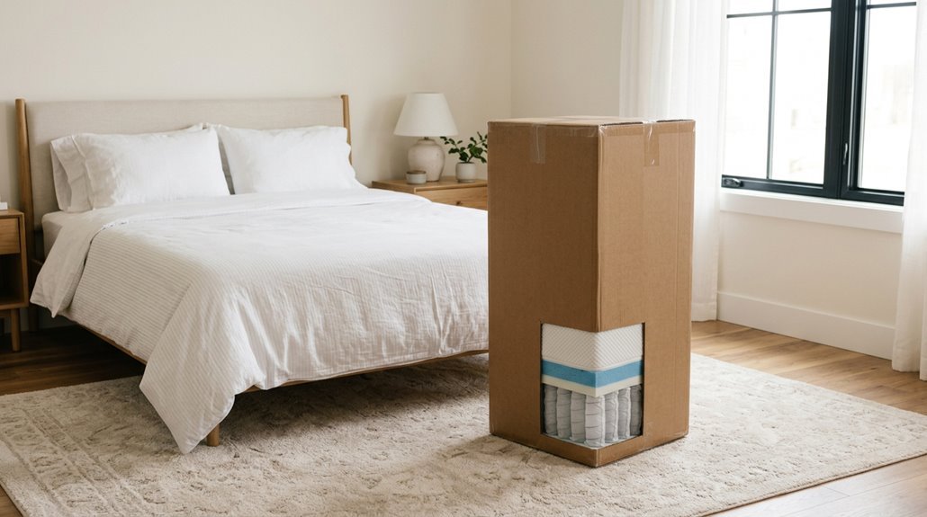 hybrid mattress combining coils and foam