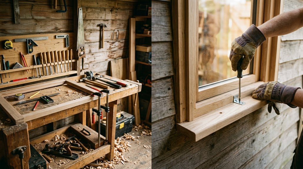 installing a shed window step by step