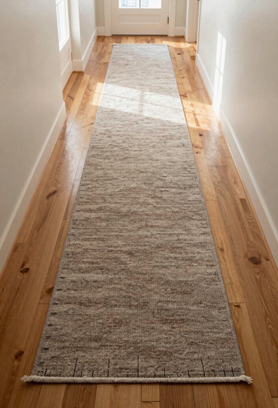 measuring runner rug placement rules