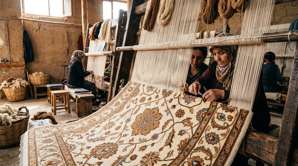 oushak rugs turkish weaving traditions
