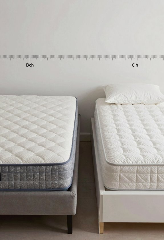 six inch mattress size difference impacts space