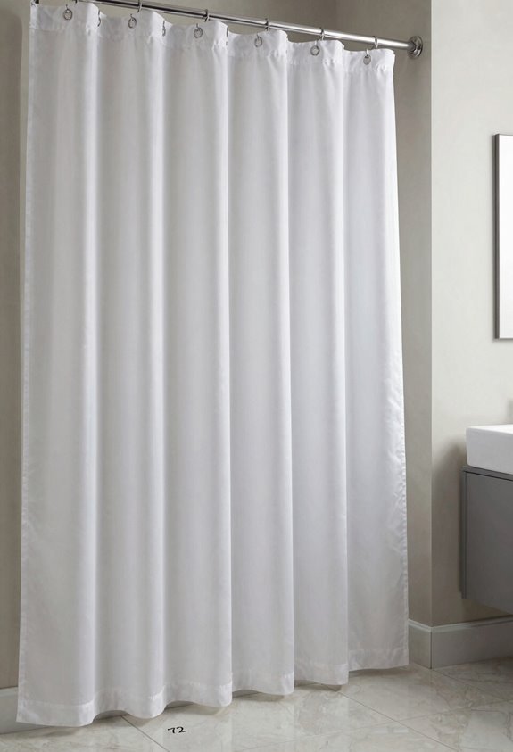 standard shower curtain size options