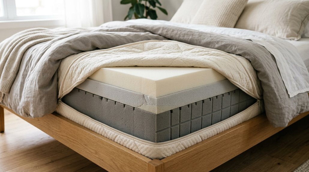 tempur pedic mattress layer details