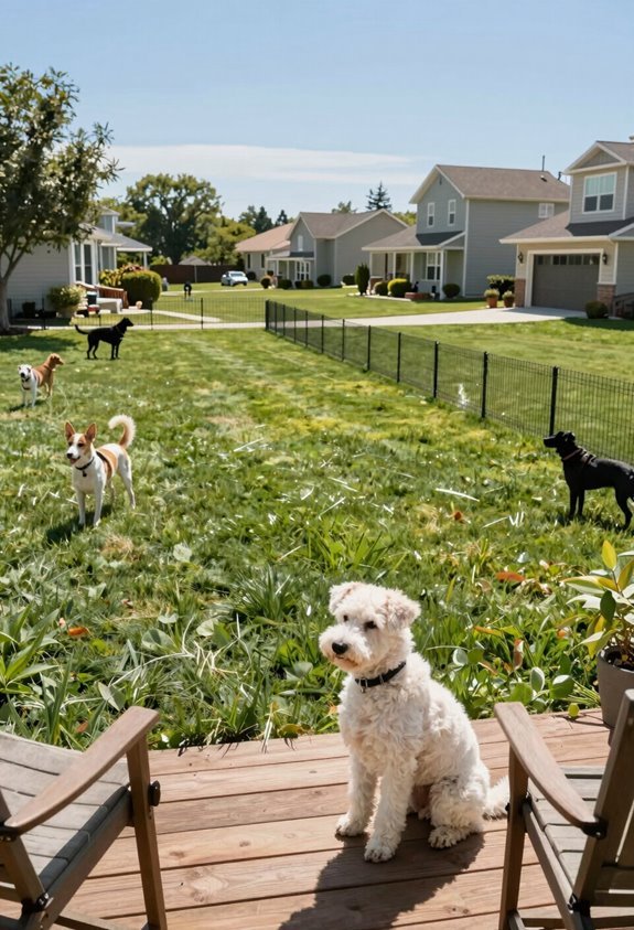 yard size dogs drive costs